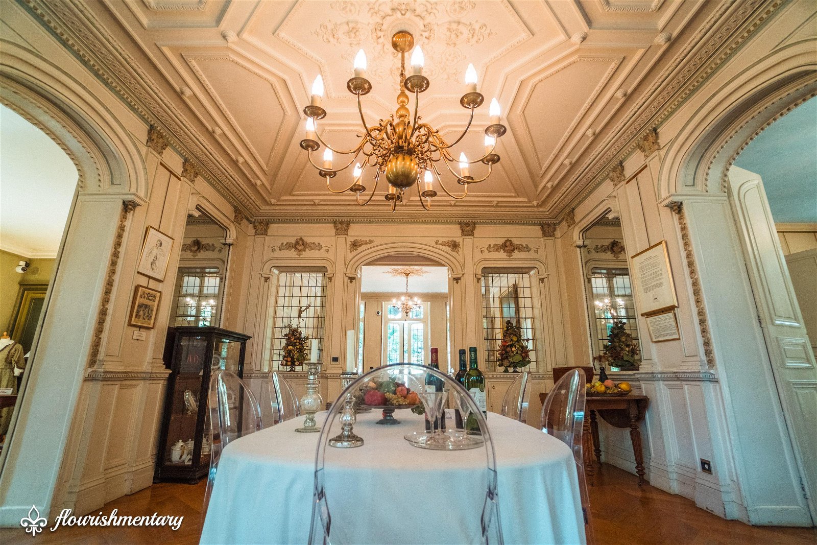 The Dining Room In The Chateau Of Monte Cristo