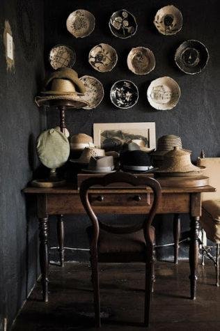 hanging plates on wall