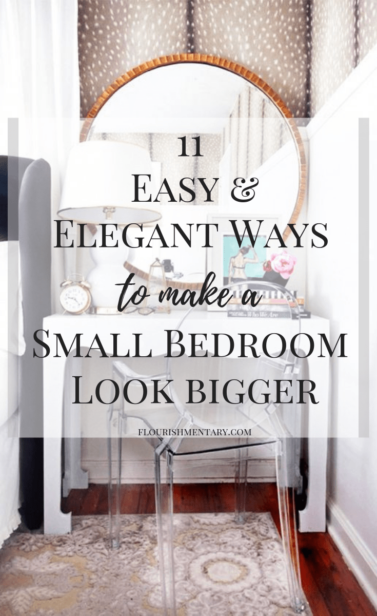 ways to make a small bedroom look bigger