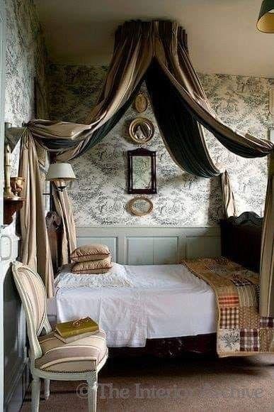 vintage bed canopy