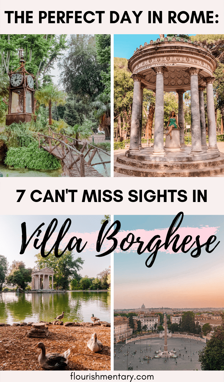 how to spend the perfect day in rome at the villa borghese gardens