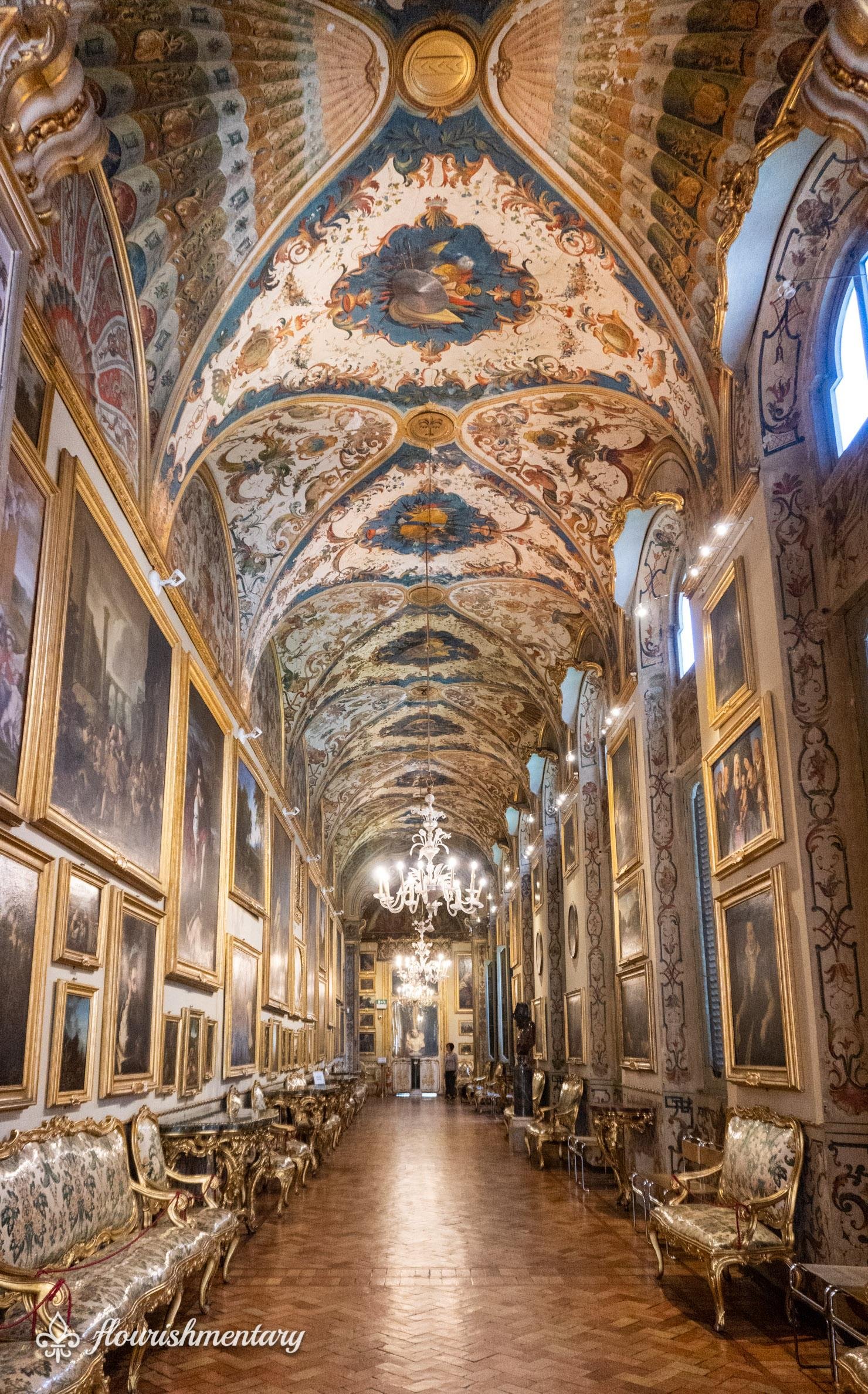Galleria Doria Pamphilj fresco and art wing