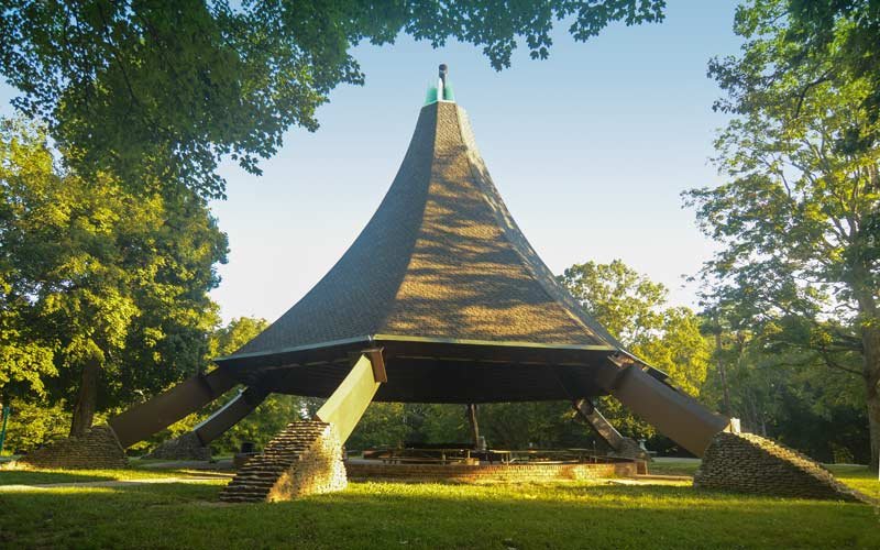 The Witches Hat Pavillion In Cherokee Park