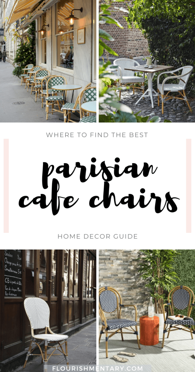 French Bistro Chairs With Classic And, Parisian Outdoor Furniture
