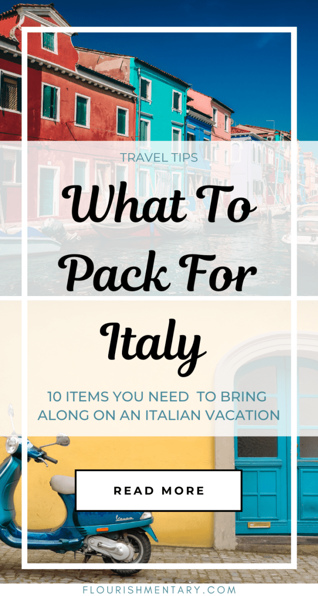 what to pack for italy